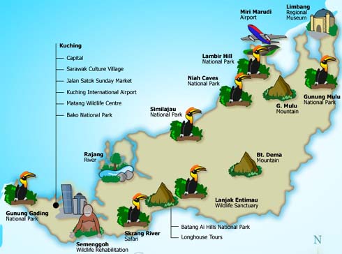 Sarawak-Map